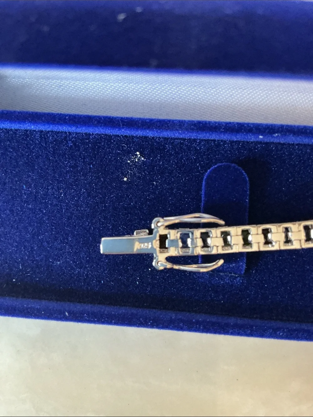 Sterling Silver Multi-Stone Tennis Bracelet